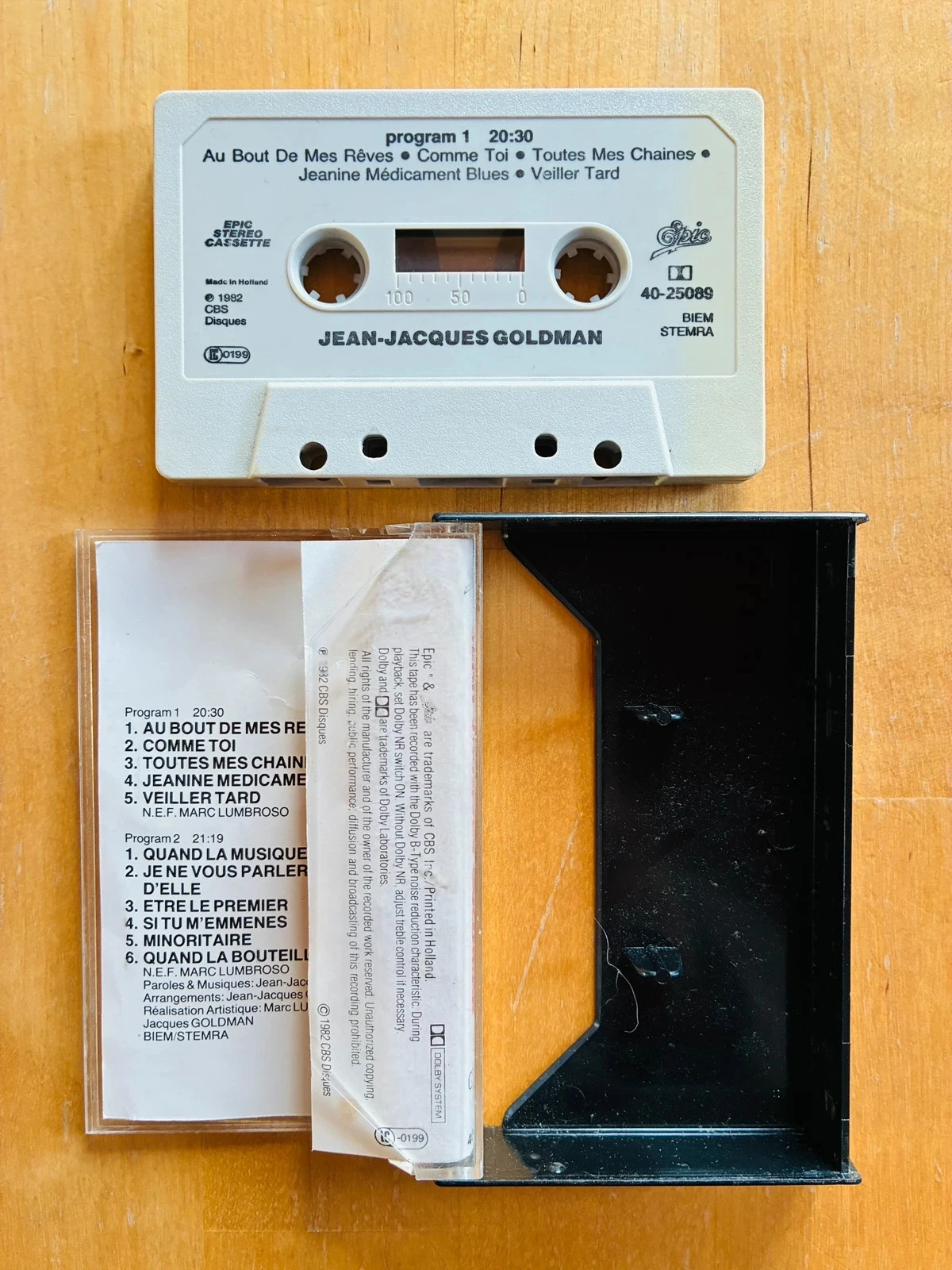 Cinta de audio Jean-Jacques Goldman. – photo 2